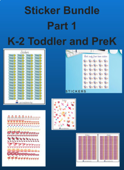 Preview of Sticker Bundle teacher binder calendar planner