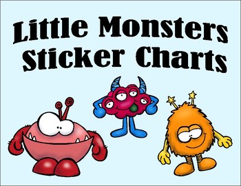 Sticker Chat ''Monsters'' – lucky lemon club