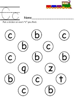 Sticker Dot Alphabet by Charity's Corner | Teachers Pay Teachers