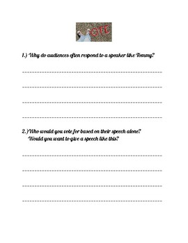 Sticker Girl Rules The School Candidate Character Traits Worksheet - 