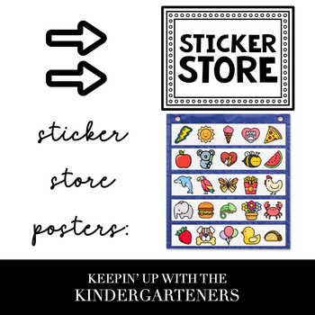 handelaar fabriek Wirwar Sticker Store Posters: incentive, decor by Keepin up with the  Kindergarteners
