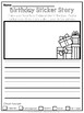 story writing paper with picture box