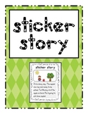 Sticker Story Writing center