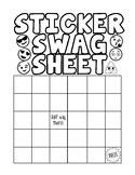 Sticker Swag Sheet