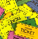 Sticker Tickets! Classroom Managment/Encouragement/Reward System