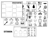 Sticker Writing Beginning Sounds with Story Starter Extension