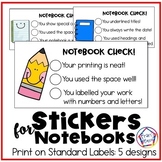 Sticker for Notebooks! : Feedback for Organization:  Print