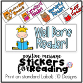 Stickers for Reading: Positive Feedback for Reading!: Prin
