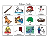 Stickman Visuals (3 pages) PLUS sequencing page and Narrat