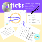 Sticks 2: Rhythm sight-reading book with backing track