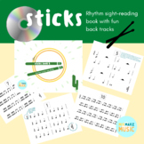 Sticks 4: Rhythm sight-reading book with fun back tracks