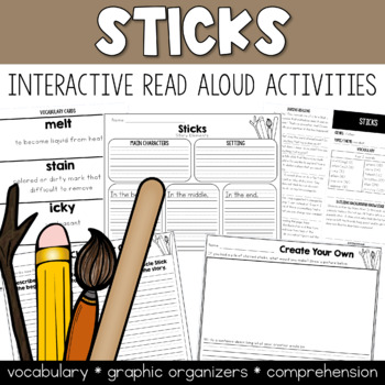 Preview of Sticks Activities Interactive Read Aloud