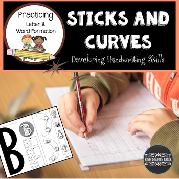 Preview of Handwriting Worksheets Alphabet Sticks and Curves