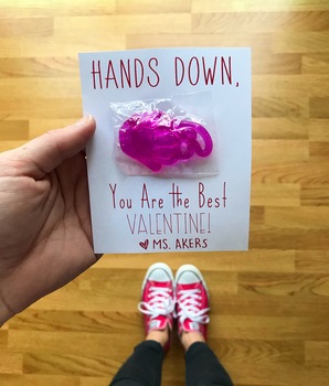 Sticky Hand Valentine's Day Printables by Elementary Magic - Brittany Dixon