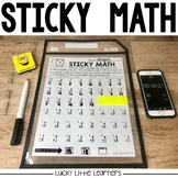 Sticky Math | Math Fact Fluency Practice