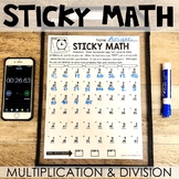 Sticky Math | Math Fact Fluency Practice with Multiplicati