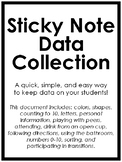 Sticky Note Data Collection