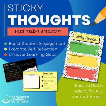 Preview of The Daily Sticky Note Exit Ticket Kit!