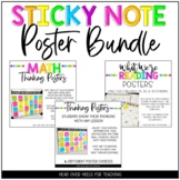 Sticky Note Poster Bundle | Exit Slips | Assess Student Learning