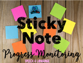 Sticky Note Progress Monitoring
