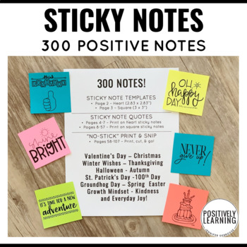 Sticky Notes from School Specialty