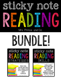 Sticky Note Reading BUNDLE! {Strategies pack AND Skills pack}