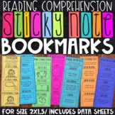 Reading Comprehension Sticky Note Bookmarks |  Set 1