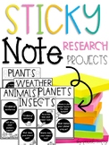 Sticky Note Research Projects