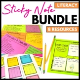 Sticky Note Resources Bundle | Templates and Literacy Activities