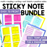 Sticky Note Templates Bundle