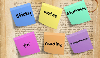 Preview of Sticky Notes Annotating: An Active Reading Strategy Digital Resources