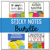 Sticky Notes Bundle | Formative Assessments | Growth Minds