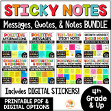 Positive Affirmations Printable Sticky Notes: Quotes and M