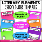 Sticky Notes Templates for Fairy Tales, Fables, and Poetry