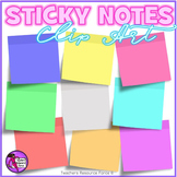 Sticky Notes realistic clip art