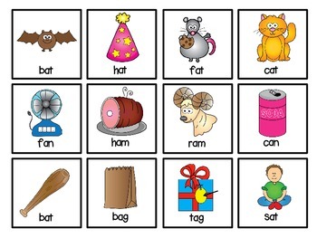 Sticky Rhymes (CVC words) by Mrs N's Classroom | TpT