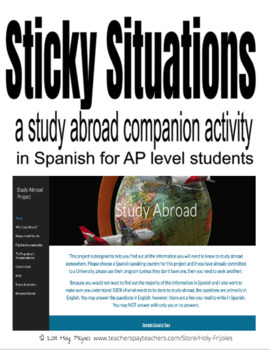 Preview of Sticky Situations Study Abroad Ancillary Activities