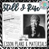 Still I Rise (Angelou) Lesson Plan & Materials