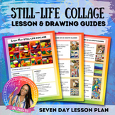 Still-Life Collage Lesson and Drawing Guides