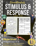 Stimulus & Response - Card Sort & Partner Activity