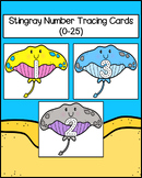 Stingray Number Tracing Cards (0-25)