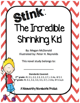Preview of Stink: The Incredible Shrinking Kid Novel Study (#1)