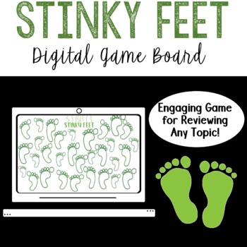Preview of Stinky Feet Review Game for Test Prep | Digital Gameboard