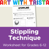 Stippling Technique Worksheet