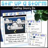 Stir Up a Storm Weather Counting Activity for the Sensory Bin