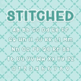 Stitched Font | Playful Sewing Letters | FontStation