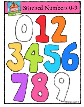 clipart numbers 0 9 random order