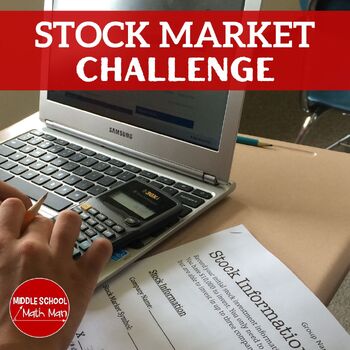 Preview of Stock Market Simulation Game Activity | Stocks Project for Middle School