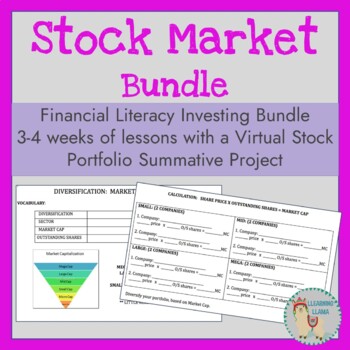 Preview of Stock Market Financial Literacy Lessons Bundle