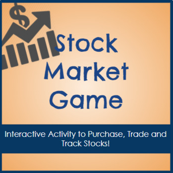 Preview of Stock Market Game - Interactive Activity to Purchase, Trade and Track Stocks